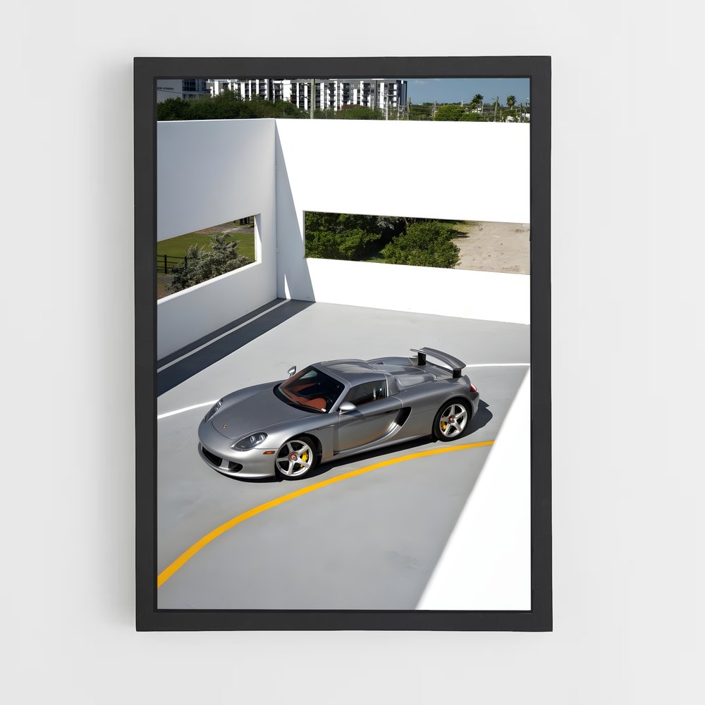 Poster Carrera Élégance – affiche Porsche (vue 2)